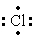 The Lewis dot symbol for the chloride ion is A)    <sub> </sub> B)    <sub> </sub> <sup>-</sup> C)    <sub> </sub> <sup>-</sup> D)    <sub> </sub> <sup>-</sup> E) Cl<sup>-</sup>