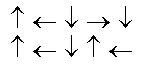 In the following picture, each arrow represents a molecule or atom.Based on the arrangement in the solid state as shown, which of the following best represents the unit cell?   A)    B)    C)    D)    E)   