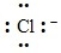 The following Lewis dot symbol correctly depicts the chloride ion.  