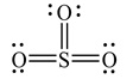 Shown here is a Lewis structure for SO<sub>3</sub> that expands the octet to minimize formal charges. The formal charge on the sulfur atom is zero.  