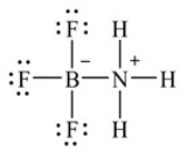 The following Lewis structure depicts the product when boron trifluoride combines with ammonia. How many total valence electrons are shown in this structure   A)  28 B)  30 C)  32 D)  34 E)  None of the above