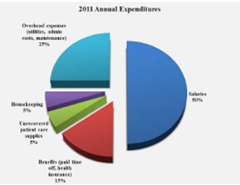   The nurse managers of an organization are meeting with administration to plan the budget. The above graph shows last year's 2011 expenditures, and the team will trend the upcoming budget knowing that, with the slowdown in the economy, patient census will be lower. Which budget approach is being used? A)  Incremental B)  Zero-based C)  Productivity metrics D)  Capital 