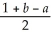 <strong>Assume that total demand in a market is 1 and that customers are uniformly spread across the line segment from 0 to 1.There are only two companies in the market and there is no cost or service advantage held be either Firm 1 or Firm 2.Firm 1 locates at point a,and Firm 2 locates at point 1-b as shown in the figure.A customer chooses one firm or the other solely on the basis of distance travelled.   The demand at Firm 2 is given by</strong> A)a +   B)a +   C)   D)   <div style=padding-top: 35px> 