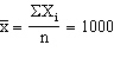 A researcher determines a sample of size (n) 100 is necessary to estimate a population mean with 95% confidence (z = 2) .The calculation of sample size required that he estimate the population standard deviation since it was unknown,and he estimated it as 150.The 100 observations produced a sample mean   and a sample standard deviation   The resulting confidence interval is A) 970 < m < 1030. B) 996 < m < 1004. C) 997 < m < 1003. D) 960 < m < 1040. E) There are two possible confidence intervals.
