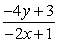 Evaluate   given x = 5 and y = -3. A)  1 B)    C)    D)   