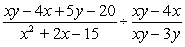 Compute as indicated. Write final results in lowest terms.   A)    B)    C)    D)  -  