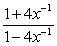 Rewrite the expression as a compound fraction. Then simplify using either method.  
