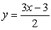 <strong>Solve for y. 3x - 2y = 6</strong> A)   B)   C) y = 3x - 3 D)   <div style=padding-top: 35px> 
