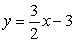 <strong>Solve for y. 3x - 2y = 6</strong> A)   B)   C) y = 3x - 3 D)   <div style=padding-top: 35px> 