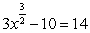 Write in simplified form, then solve.   A)  x = 2 B)  x = 4 C)  x = 8 D)  x = 16