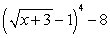 For h(x) =   , find two functions f and g such that (f ◦ g)(x) = h(x).