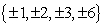 <strong>Use the following to answer questions : p(x) = x<sup>4</sup> - 5x<sup>3</sup> + 5x<sup>2</sup> + 5x - 6 Use the rational roots theorem to list all possible rational roots.</strong> A) B) C) D)