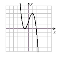 Use the following to answer questions :   (Gridlines are spaced one unit apart.)  -State whether the degree of the function is even or odd. A)  even B)  odd