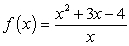 Graph the function using the Guidelines for Graphing Rational Functions, which is simply modified to include nonlinear asymptotes. Clearly state all intercepts and asymptotes and any additional points used to sketch the graph.  