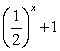 Graph by the following function by translating the basic function y = b<sup>x</sup>, sketching the asymptote, and strategically plotting a few points to round out the graph. y =  