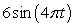 Use the following to answer questions : y =   -Use a reference rectangle and the rule of fourths to draw an accurate sketch through at least one complete cycle where t > 0.