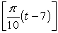 Use the following to answer questions : y = 190 sin   -Identify the horizontal shift (HS) . A)  HS: 7 units right B)  HS: 7 units left C)  HS:   units right D)  HS:   units left