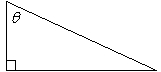  Select an appropriate function to find the angle  \theta  (rounded to the nearest tenth of a degree) . 8 in   12 in A)  56.3° B)  57.2° C)  57.6° D)  58.0° 