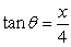  For the function   and the quadrant QI in which  \theta  terminates, state the value of sin \theta . A)    B)    C)    D)    