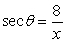  For the function f(  \theta  ) and the quadrant in which  \theta  terminates, state the value of the other five trig functions.   with  \theta  in QIV. 