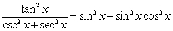 Verify that the equation is an identity.  