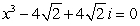 Solve using the nth roots theorem. Approximate answers to four decimal places.   A)  1.0506 + 1.7018i, -0.1327 + 1.9956i, -1.2667 + 1.5477i B)  1.8435 - 0.7756i, 1.9512 + 0.4389i, 1.3338 + 1.4903i C)  -0.5176 + 1.9319i, -1.4142 - 1.4142i, 1.9319 - 0.5176i D)  -1.5194 + 1.3006i, -1.9922 + 0.1767i, -1.7246 - 1.0128i
