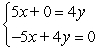 Solve using any method and identify the system as consistent, inconsistent, or dependent.  
