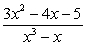 Decompose the rational expression into partial fractions.   A)    B)    C)    D)   