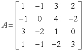 Use a calculator to find A<sup>-1</sup>.  