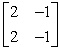Compute the determinant of the matrix and state whether an inverse matrix exists. Do not use a calculator.   A)  -4, yes B)  -4, no C)  0, yes D)  0, no
