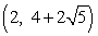 Of the following four points, three are an equal distance from the point P(3, 4)  and one is not. Identify which three. Q(6, 8)  R(-1, 1)  S     A)  Q, R, S B)  Q, R, T C)  Q, S, T D)  R, S, T