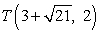 Of the following four points, three are an equal distance from the point P(3, 4)  and one is not. Identify which three. Q(6, 8)  R(-1, 1)  S     A)  Q, R, S B)  Q, R, T C)  Q, S, T D)  R, S, T
