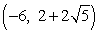 Find two additional points that are the same (non-vertical, non-horizontal) distance from the point P(-5, 2) as S   .