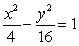Graph the hyperbola. Label the vertices.   A)    (Gridlines are spaced one unit apart.)  B)    (Gridlines are spaced one unit apart.)  C)    (Gridlines are spaced one unit apart.)  D)    (Gridlines are spaced one unit apart.) 
