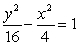 Graph the hyperbola. Label the vertices.   A)    (Gridlines are spaced one unit apart.)  B)    (Gridlines are spaced one unit apart.)  C)    (Gridlines are spaced one unit apart.)  D)    (Gridlines are spaced one unit apart.) 