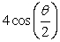 Sketch the polar graph using an r-value analysis (a table may help), symmetry, and any convenient points. r =  