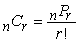 Find the value of <sub>9</sub>C<sub>0</sub> either using   (r factors of n! over r!) or using   .