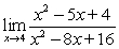 Evaluate the limits using limit properties. If a limit does not exist, state why.   A)  3 B)    C)    D)   