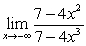Use a table of values to evaluate the following limit at negative infinity.   A)  0 B)  1 C)  -1 D)   
