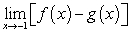 Use the graphs of f and g to evaluate the limits necessary to complete the calculation. If the computation is not possible, state why. f (x)  g (x)        A)  not possible,   does not exist B)  not possible,   does not exist C)  0 D)  4