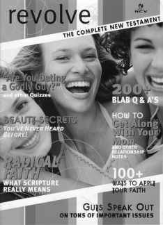 Why do megachurches use sales techniques such as formatting the Bible like a magazine,with photographs of attractive teens and advice about fashion and friendship?   A)  Sociologists have found no reason.This seems like a random occurrence. B)  Megachurches use sales and marketing techniques that are effective in the broader culture. C)  Teens rarely read the Bible,and this increases the odds that they will at least skim it. D)  Substituting religious items for secular ones is an effective supernatural compensator.