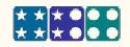 Which principle of perception explains why the colored backgrounds cause us to perceive three groups of objects (four stars, two stars plus two dots, and four dots) rather than just six stars and six dots?   A)  closure B)  common region C)  perceptual constancy D)  figure-ground
