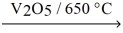 What volume of oxygen gas reacts to produce 30.0 L of sulfur trioxide gas? (Assume temperature and pressure remain constant. )  __SO₂(g) + __O₂(g)    __SO₃(g)  A) 10.0 L B) 15.0 L C) 30.0 L D) 60.0 L E) none of the above