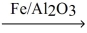 What volume of hydrogen gas reacts with 12.0 mL of nitrogen gas? (Assume temperature and pressure remain constant. )  __N₂(g) + __H₂(g)    __NH₃(g)  A) 4.00 mL B) 6.00 mL C) 24.0 mL D) 36.0 mL E) none of the above