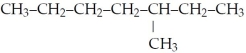 What is the IUPAC name for the following?   A) octane B) isooctane C) 3-methylheptane D) 5-methylheptane E) none of the above