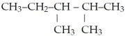 What is the IUPAC name for the following?   A) heptane B) isoheptane C) 2-methyl-3-methylpentane D) 2,3-dimethylpentane E) none of the above
