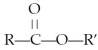 What class of compound has the following general formula?   A) aldehyde B) carboxylic acid C) ester D) ketone E) phenol