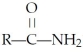 What class of compound has the following general formula?   A) aldehyde B) amide C) amine D) carboxylic acid E) ketone