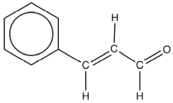 What functional group is present in the following structure for cinnamon flavor?   A) aldehyde B) carboxylic acid C) ester D) ketone E) phenol