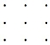 What is the minimum number of straight,continuous lines that are necessary to connect the following nine dots?   A) 1 B) 2 C) 3 D) 4 E) 5